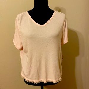 Pale pink top